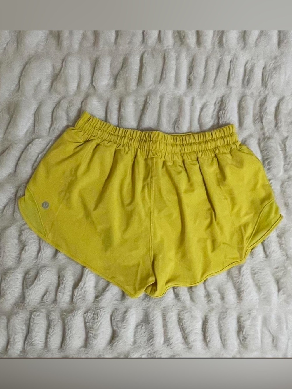 lululemon athletica Yellow Athletic Running Shorts